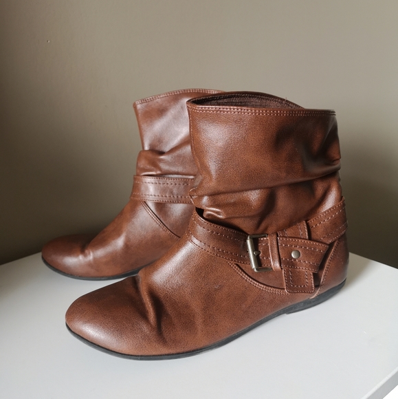 Brown Booties - Picture 2 of 2